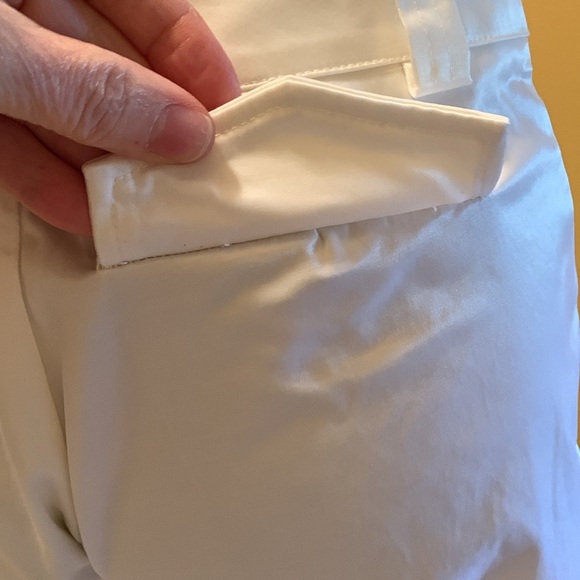 Women’s wide leg trousers with a sheen finish - Picture 7 of 10